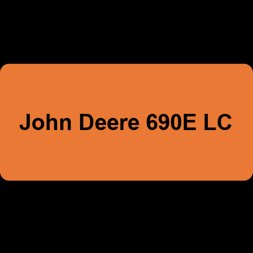 John Deere 690E LC